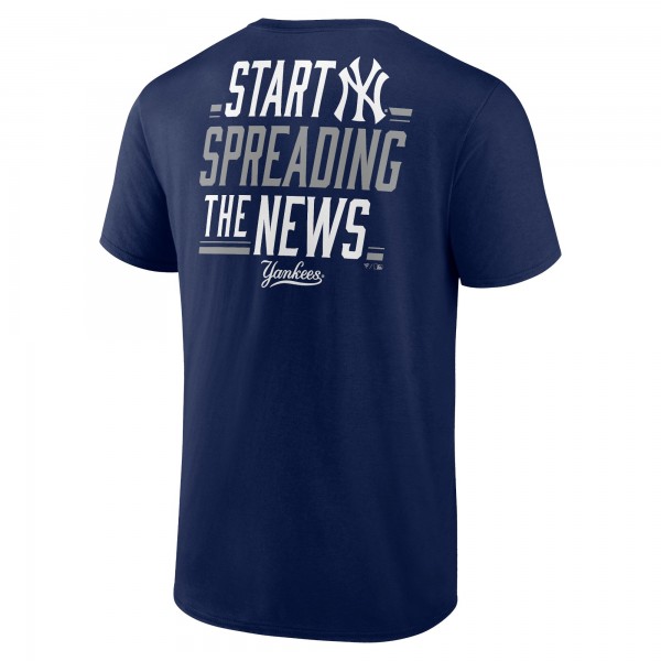 New York Yankees Navy Start Spreading The News Bring It T-Shirt