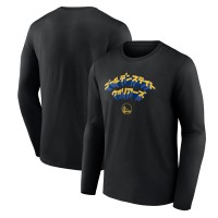 Футболка с длинным рукавом Golden State Warriors Japanese Heritage - Black