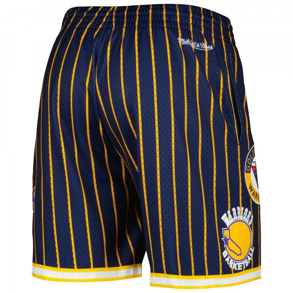 Шорты Golden State Warriors Mitchell & Ness City Collection Heritage Mesh - Navy
