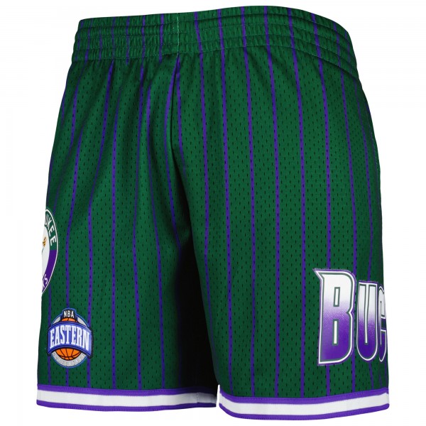 Шорты Milwaukee Bucks Mitchell & Ness City Collection Heritage Mesh - Hunter Green