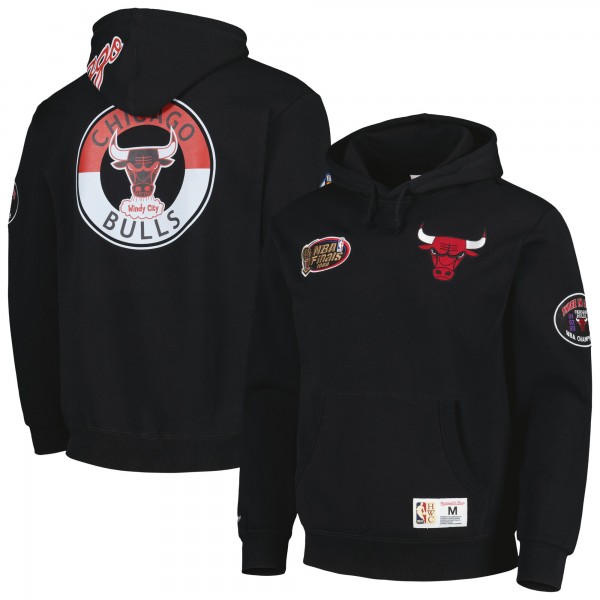 Толстовка Chicago Bulls Mitchell & Ness City Collection Heritage - Black