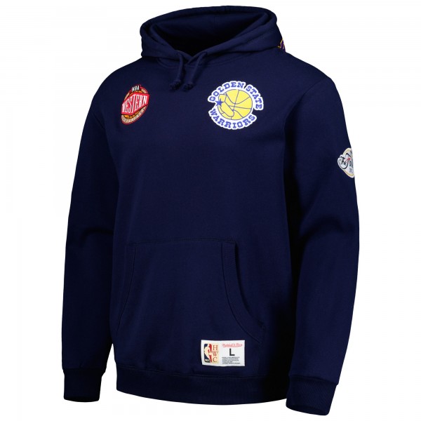 Толстовка Golden State Warriors Mitchell & Ness City Collection Heritage - Navy