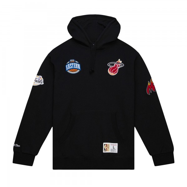 Толстовка Miami Heat Mitchell & Ness Black City Collection Heritage