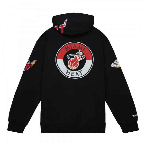 Толстовка Miami Heat Mitchell & Ness Black City Collection Heritage