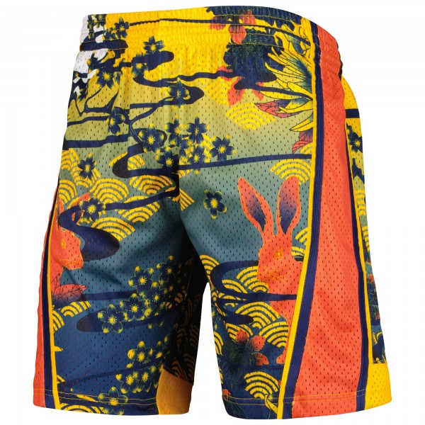 Шорты Golden State Warriors Mitchell & Ness Lunar New Year Swingman - Gold