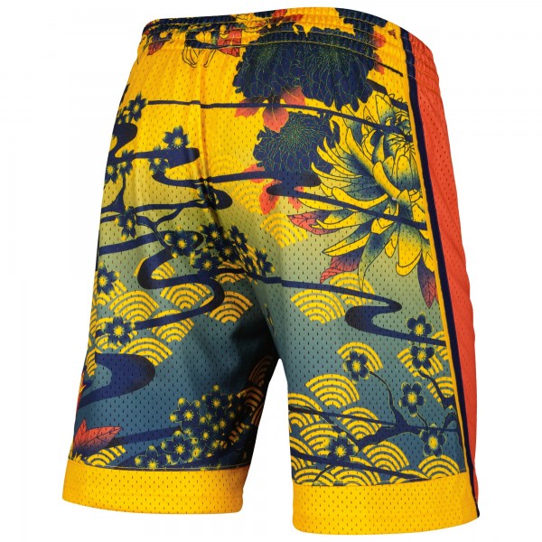 Шорты Golden State Warriors Mitchell & Ness Lunar New Year Swingman - Gold
