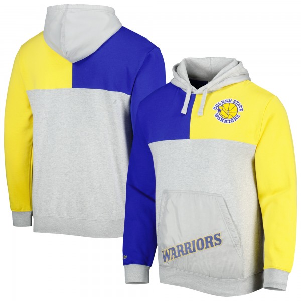 Толстовка Golden State Warriors Mitchell & Ness Tie-Breaker - Heather Gray