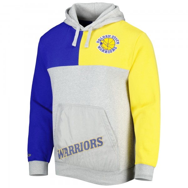 Толстовка Golden State Warriors Mitchell & Ness Tie-Breaker - Heather Gray