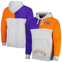 Толстовка Phoenix Suns Mitchell & Ness Tie-Breaker - Heather Gray