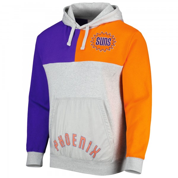 Толстовка Phoenix Suns Mitchell & Ness Tie-Breaker - Heather Gray