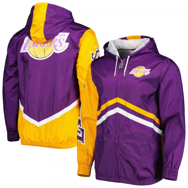Ветровка на молнии Los Angeles Lakers Mitchell & Ness Undeniable - Purple