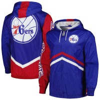 Ветровка на молнии Philadelphia 76ers Mitchell & Ness Undeniable - Royal