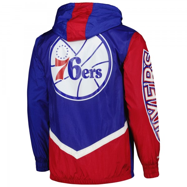 Ветровка на молнии Philadelphia 76ers Mitchell & Ness Undeniable - Royal