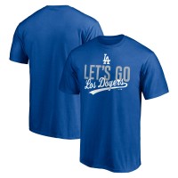 Los Angeles Dodgers Royal Lets Go Los Doyers T-Shirt