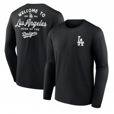 Los Angeles Dodgers Black Long Ball Long Sleeve T-Shirt