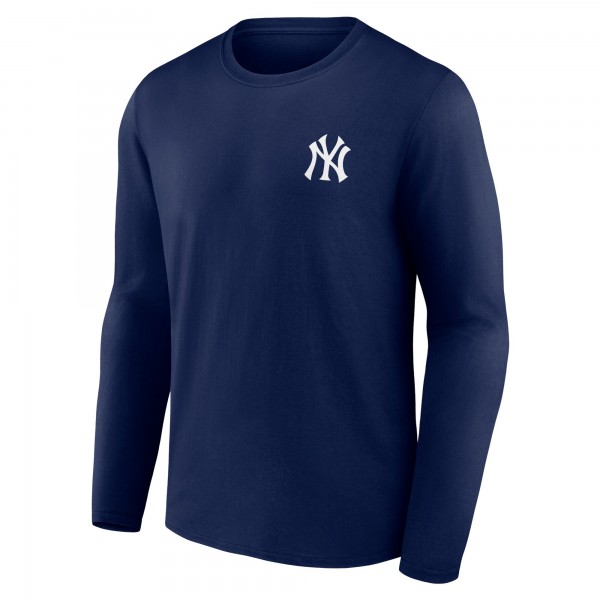 New York Yankees Navy State of Mind Long Sleeve T-Shirt