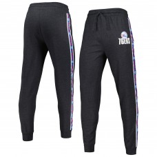 Philadelphia 76ers Concepts Sport Team Stripe Jogger Pants - Charcoal
