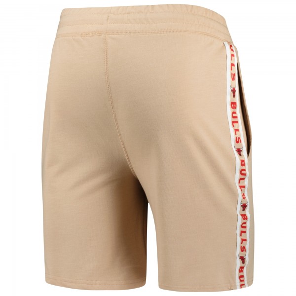 Шорты Chicago Bulls Concepts Sport Tan Team Stripe