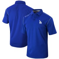 Los Angeles Dodgers Columbia Royal Omni-Wick Shotgun Polo