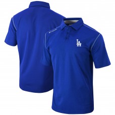 Los Angeles Dodgers Columbia Royal Omni-Wick Shotgun Polo