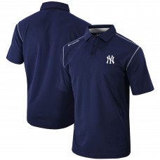 New York Yankees Columbia Navy Omni-Wick Shotgun Polo