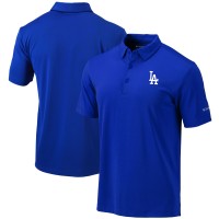 Los Angeles Dodgers Columbia Royal Omni-Wick Drive Polo