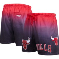 Шорты Chicago Bulls Pro Standard Black/Red Ombre Mesh