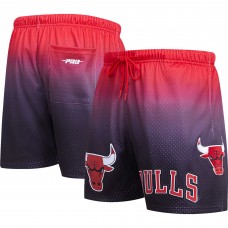 Шорты Chicago Bulls Pro Standard Black/Red Ombre Mesh