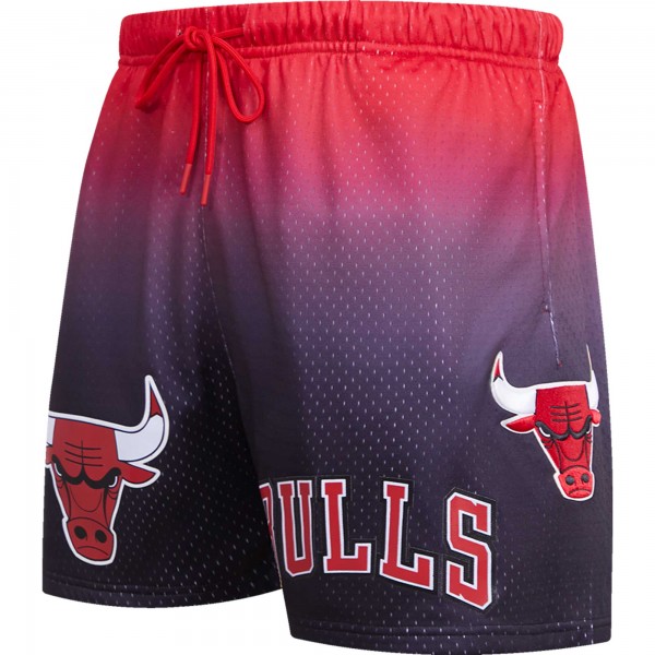 Шорты Chicago Bulls Pro Standard Black/Red Ombre Mesh