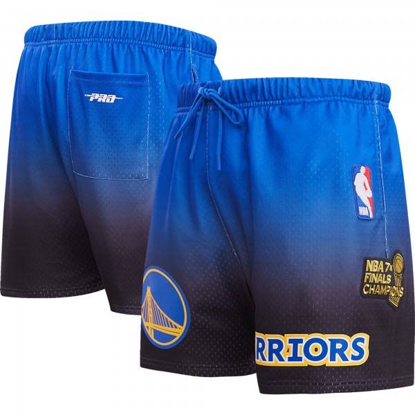 Шорты Golden State Warriors Pro Standard Ombre Mesh - Royal/Black