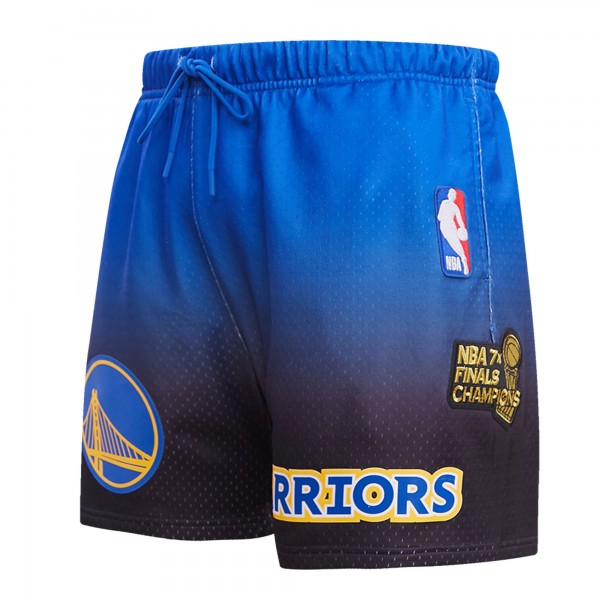 Шорты Golden State Warriors Pro Standard Ombre Mesh - Royal/Black