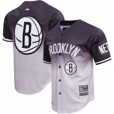 Рубашка с коротким рукавом Brooklyn Nets Pro Standard Ombre Mesh - Black/Gray