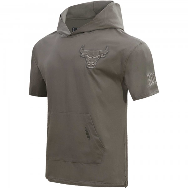 Футболка с капюшоном Chicago Bulls Pro Standard Neutrals - Gray