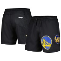 Golden State Warriors Pro Standard Black Classics Woven Shorts