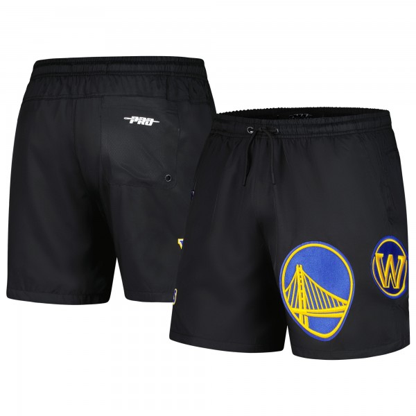 Golden State Warriors Pro Standard Black Classics Woven Shorts