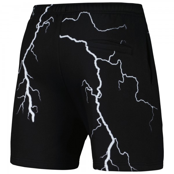 Los Angeles Dodgers PLEASURES Black Lightning Shorts