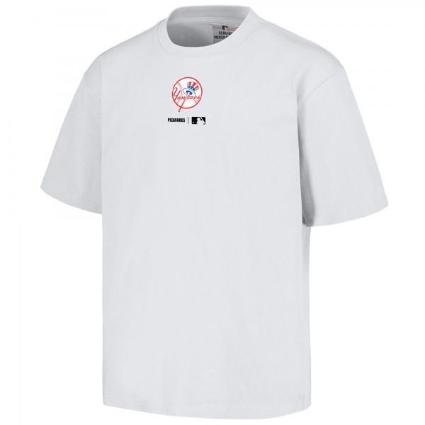 New York Yankees PLEASURES White Mascot T-Shirt