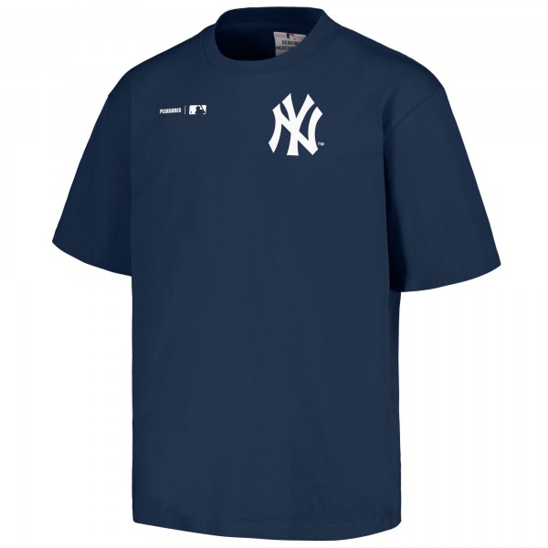 New York Yankees PLEASURES Navy Precision T-Shirt