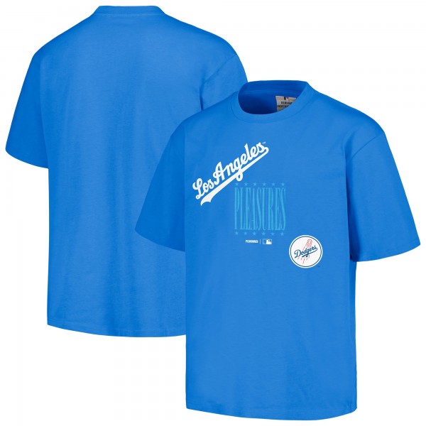 Los Angeles Dodgers PLEASURES Royal Repurpose T-Shirt