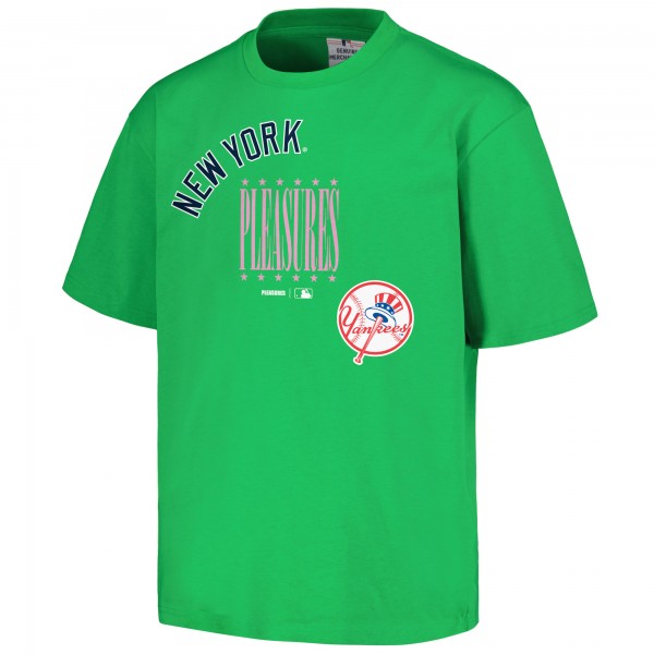 New York Yankees PLEASURES Green Repurpose T-Shirt