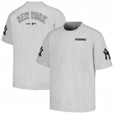 New York Yankees PLEASURES Gray Team T-Shirt