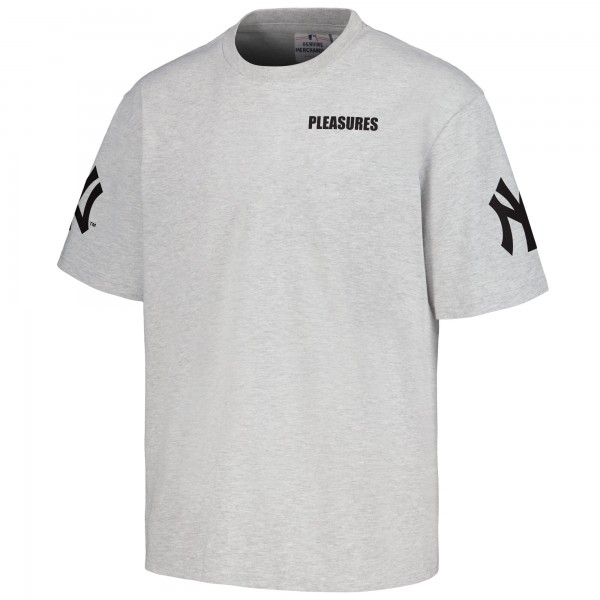 New York Yankees PLEASURES Gray Team T-Shirt