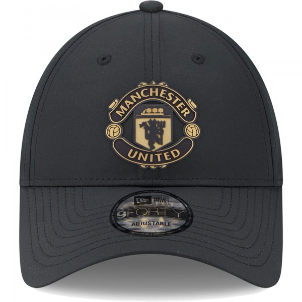 Бейсболка Manchester United New Era Black & Gold Pack 9FORTY - Black