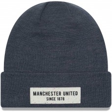 Шапка Manchester United New Era Polyana Cuffed Knit - Gray