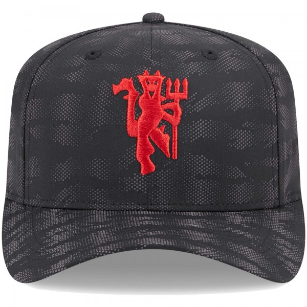 Бейсболка Manchester United New Era Reflective Camo 9FIFTY Stretch-Snap - Black