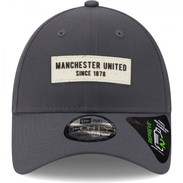 Бейсболка Manchester United New Era Repreve 9FORTY - Gray