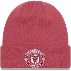 Шапка Manchester United New Era Seasonal Cuffed Knit - Pink