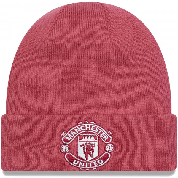 Шапка Manchester United New Era Seasonal Cuffed Knit - Pink