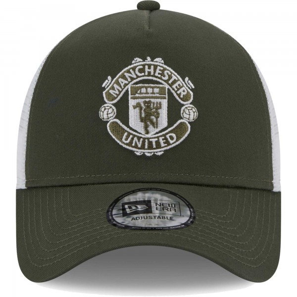 Бейсболка Manchester United New Era Seasonal E-Frame Trucker - Green