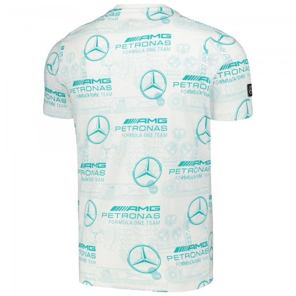 Футболка Mercedes-AMG Petronas F1 Team Puma Allover Print - White